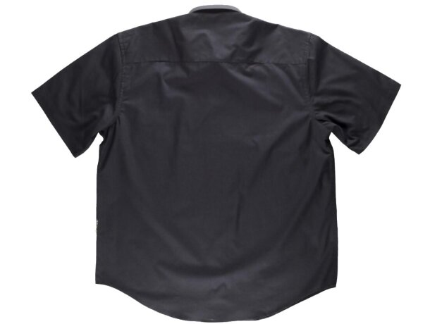Camisa de manga corta con bolsillo negro