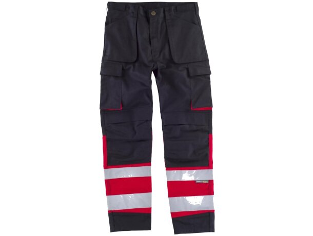 Pantalon fluor negro rojo personalizada