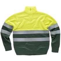 Jersey fluor amarillo av verde oscuro personalizada