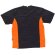 Camiseta future negro naranja a.v. barato