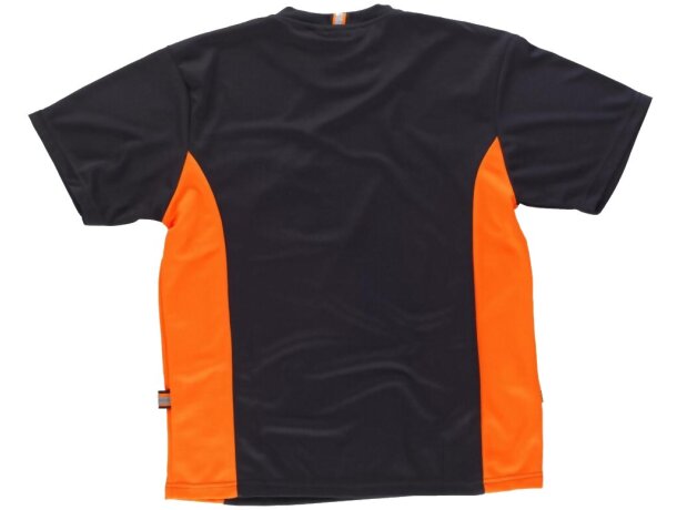 Camiseta future negro naranja a.v. barato