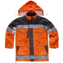 Parka fluor negro amarillo a.v. Parka fluor negro amarillo a.v.