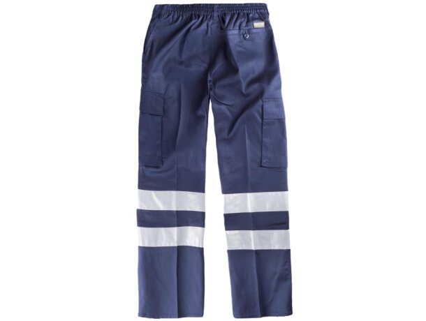 Pantalon fluor marino grabado