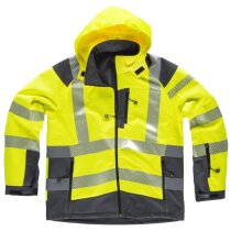 Chaqueta fluor alta visibilidad workshell amarilla