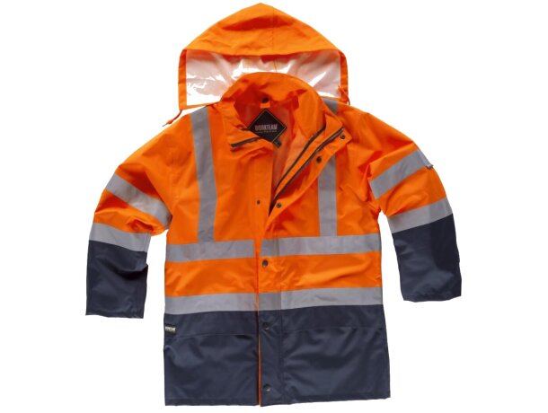 Parka fluor marino naranja a.v.