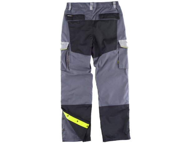 Pantalon future gris oscuro gris claro negro