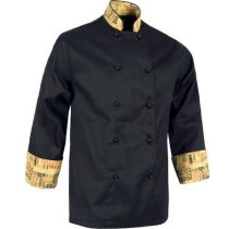 Chaqueta cocina Parkent negra antimanchas unisex