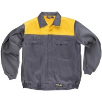 Cazadora básicos gris amarillo