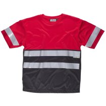 Camiseta Kherameh roja reflectante de poliéster