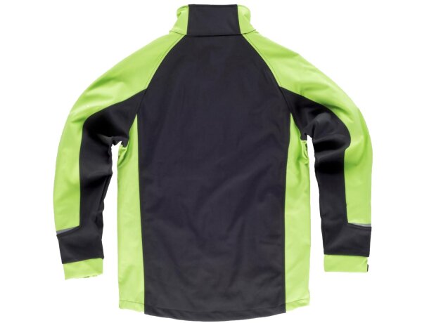 Workshell sport negro verde a.v.