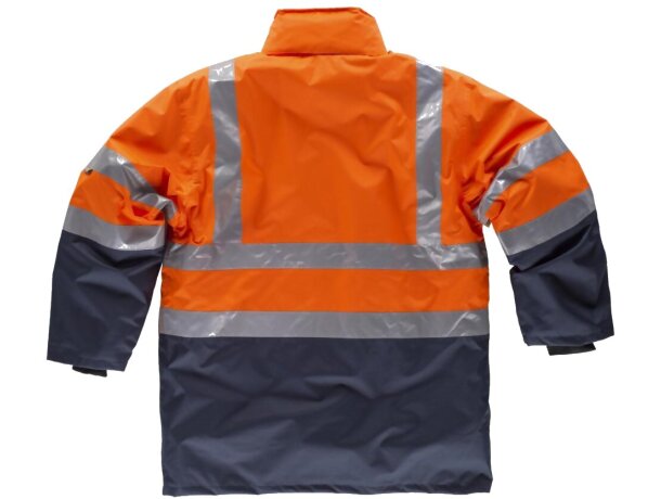 Parka fluor marino naranja a.v.