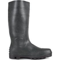 Bota pocera verde con puntera acero antiestática