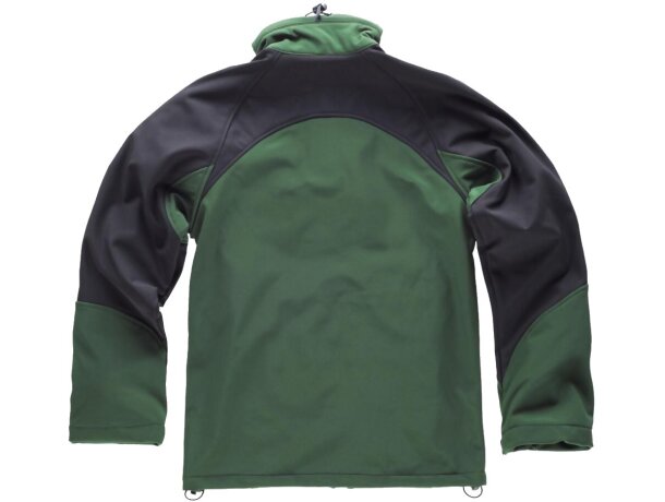 Workshell sport verde oscuro negro