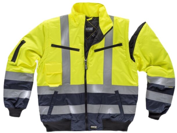 Piloto fluor amarillo a.v. marino personalizada