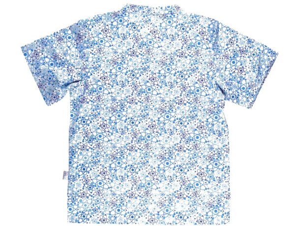 Casaca de algodón con átomos estampado