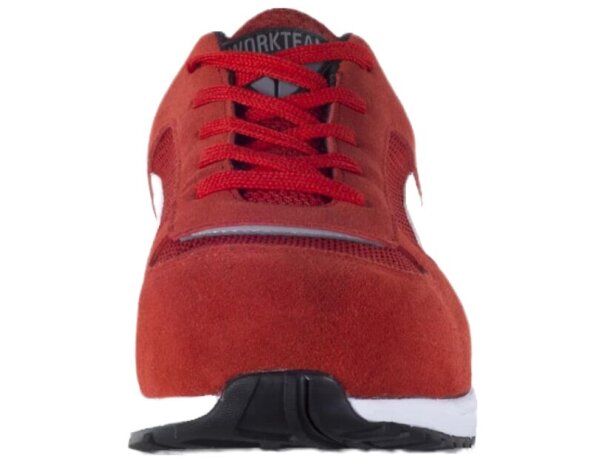 Zapato protección rojo personalizada