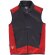 Chaleco sport negro rojo