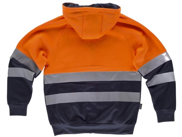 Sudadera fluor naranja a.v. marino