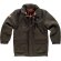 Parka&nbsp;Sport de poliéster impermeable verde caza con capucha