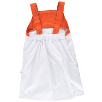 Pichi servicios blanco naranja personalizada