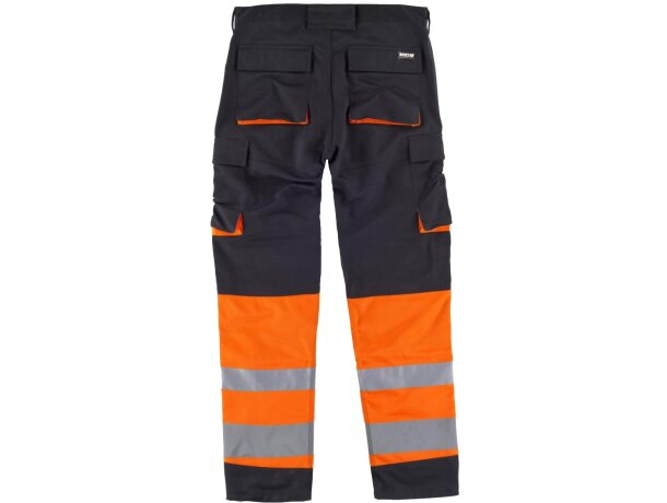 Pantalon fluor negro naranja a.v.