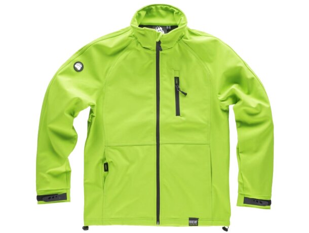 Workshell sport verde a.v. negro