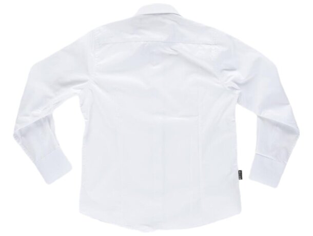 Blusa de mujer para hostelería de manga larga blanco original