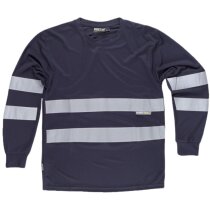 Camiseta Bonito manga larga poliéster marino