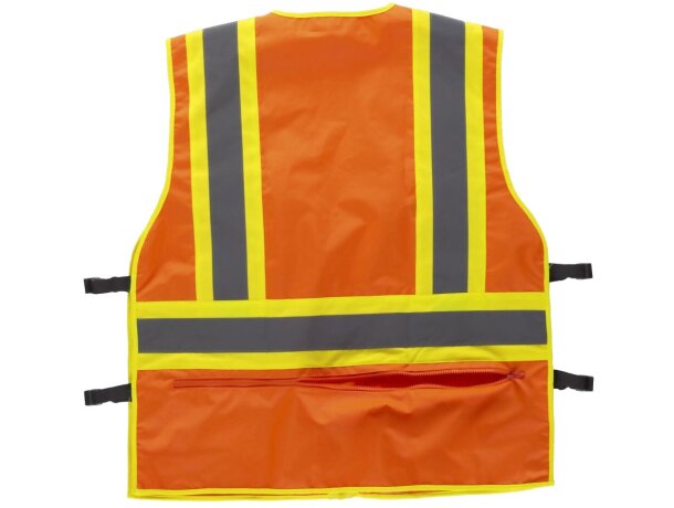 Chaleco fluor naranja av amarillo av personalizado