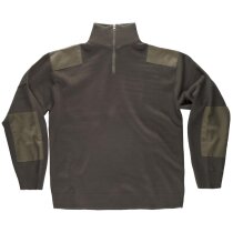 Jersey reforzado con cremallera y aplicación de logo