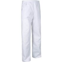 Pantalon De Algodon Con Bolsillos Laterales Personalizado Blanco