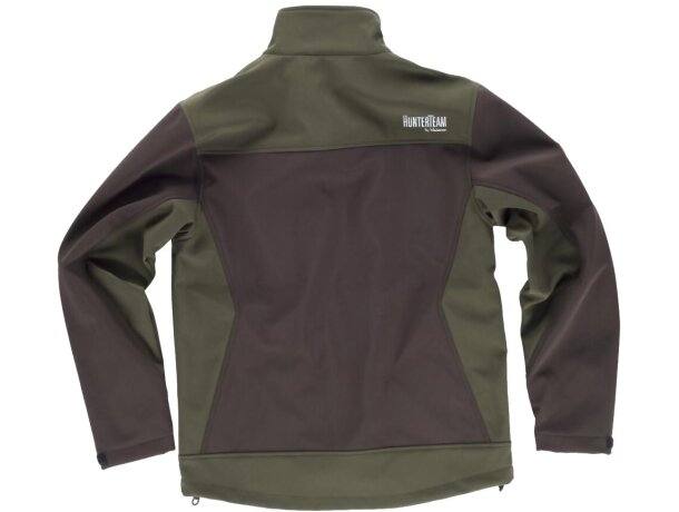 Workshell sport marron/verde caza