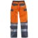 Pantalon fluor naranja a.v. gris oscuro personalizado