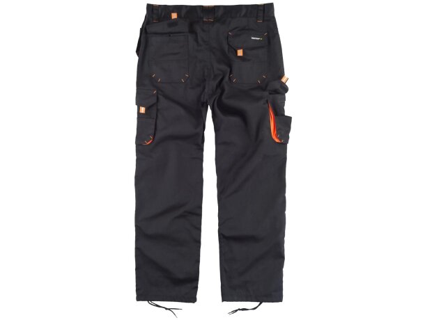 Pantalon future negro naranja a.v.