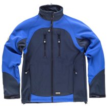 Chaqueta publicitaria softshell resistente agua