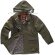 Parka sport verde caza/marron