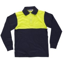 Polo fluor marino naranja a.v. personalizada Polo fluor marino naranja a.v. personalizada