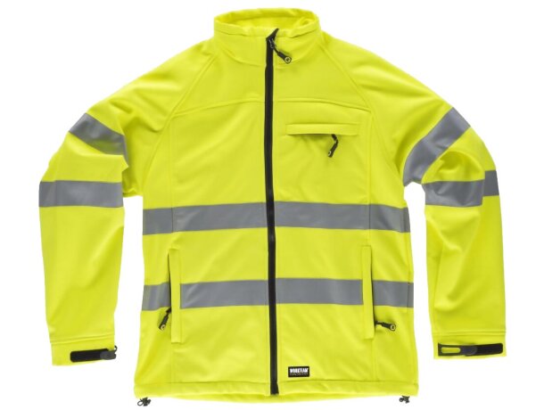 Workshell fluor amarillo a.v. personalizada