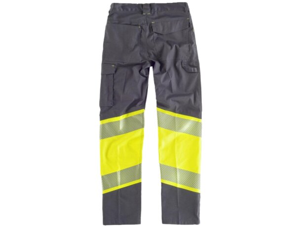 Pantalon fluor gris oscuro amarillo a.v. personalizado