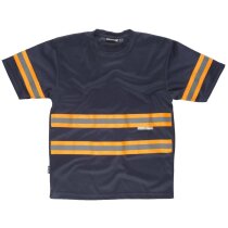 Camiseta fluor marino naranja a.v.