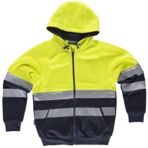 Sudadera fluor amarillo a.v. marino