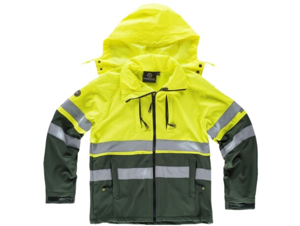 Workshell fluor verde oscuro   amarillo a.v.