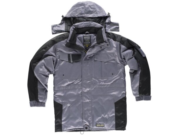 Parka future gris negro