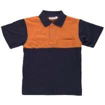 Polo fluor marino naranja a.v. personalizada