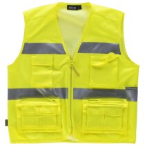 Chaleco fluor amarillo a.v.