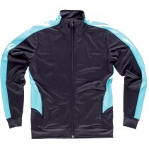 Chaqueta servicios negro turquesa