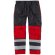 Pantalon multibolsillos, con 2 tiras reflectantes negro/rojo
