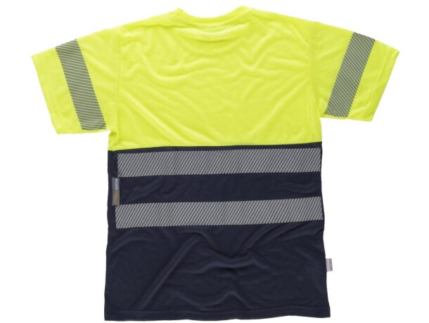 Camiseta fluor marino amarillo a.v. personalizado