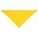 Pañoleta de cocinero triangular amarillo