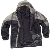 Parka sport negro beige